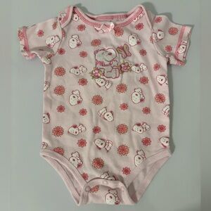 Baby Snoopy Pink Onesie